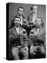 Four Guys and their Mugs of Beer, Ca. 1880-null-Stretched Canvas