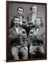 Four Guys and their Mugs of Beer, Ca. 1880-null-Framed Photographic Print