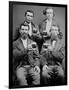 Four Guys and their Mugs of Beer, Ca. 1880-null-Framed Photographic Print