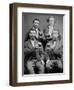 Four Guys and their Mugs of Beer, Ca. 1880-null-Framed Photographic Print