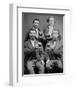 Four Guys and their Mugs of Beer, Ca. 1880-null-Framed Photographic Print