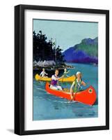 "Four-H Camp,"July 1, 1933-W.F. Soare-Framed Giclee Print