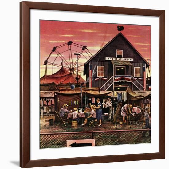 "Four-H Fair," August 28, 1948-Stevan Dohanos-Framed Giclee Print