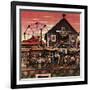 "Four-H Fair," August 28, 1948-Stevan Dohanos-Framed Giclee Print