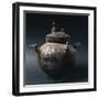 Four Handled Olla with Decorations-null-Framed Giclee Print