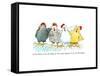 Four Hens New-Jennifer Zsolt-Framed Stretched Canvas