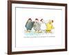 Four Hens New-Jennifer Zsolt-Framed Giclee Print