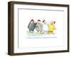 Four Hens New-Jennifer Zsolt-Framed Giclee Print