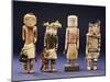 Four Hopi Cottonwood Kachina Dolls-null-Mounted Giclee Print