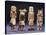 Four Hopi Cottonwood Kachina Dolls-null-Stretched Canvas