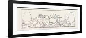 Four-Horse Chariot of a Private Person from Abd-El-Kurnah. Egypt, 1879-null-Framed Giclee Print