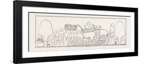 Four-Horse Chariot of a Private Person from Abd-El-Kurnah. Egypt, 1879-null-Framed Giclee Print