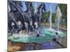 Four Horses Fountain, Manezhnaya Square, Moscow, 2016-Andrew Macara-Mounted Giclee Print