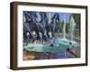 Four Horses Fountain, Manezhnaya Square, Moscow, 2016-Andrew Macara-Framed Giclee Print