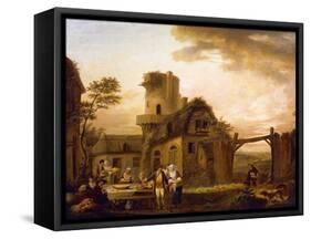 Four Hours of Day: Night, 1774-Louis Joseph Watteau-Framed Stretched Canvas