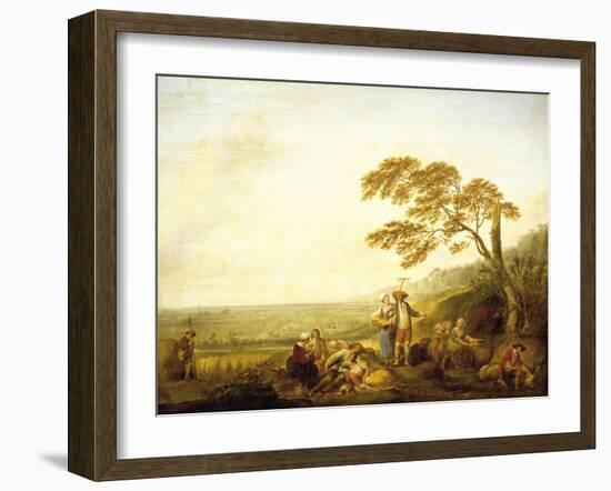 Four Hours of Day: Noon, 1774-Louis Joseph Watteau-Framed Giclee Print