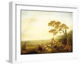 Four Hours of Day: Noon, 1774-Louis Joseph Watteau-Framed Giclee Print