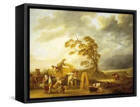 Four Hours of Day: Vespers, 1774-Louis Joseph Watteau-Framed Stretched Canvas
