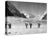 Four Hunza Porters on the Way Towards the Abruzzi Ridge for the Ascent of K2-null-Stretched Canvas