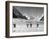 Four Hunza Porters on the Way Towards the Abruzzi Ridge for the Ascent of K2-null-Framed Premium Photographic Print