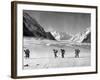 Four Hunza Porters on the Way Towards the Abruzzi Ridge for the Ascent of K2-null-Framed Photographic Print