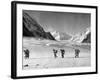 Four Hunza Porters on the Way Towards the Abruzzi Ridge for the Ascent of K2-null-Framed Photographic Print