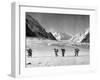 Four Hunza Porters on the Way Towards the Abruzzi Ridge for the Ascent of K2-null-Framed Photographic Print