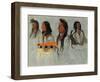 Four Indians-Albert Bierstadt-Framed Giclee Print