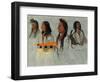 Four Indians-Albert Bierstadt-Framed Giclee Print