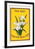 Four Irises-null-Framed Art Print