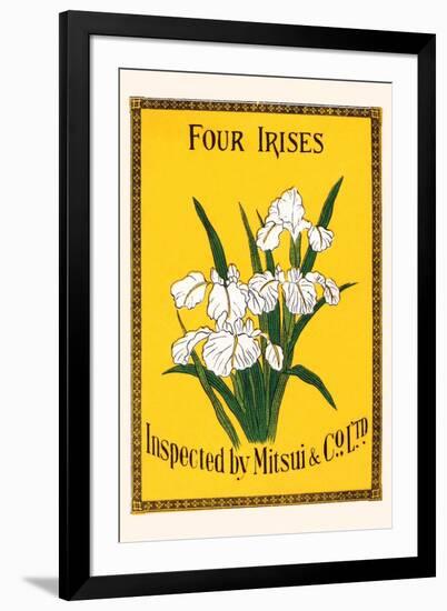 Four Irises-null-Framed Art Print