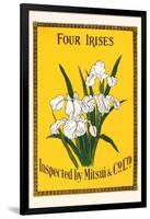 Four Irises-null-Framed Art Print