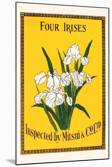 Four Irises-null-Mounted Art Print