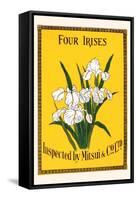 Four Irises-null-Framed Stretched Canvas