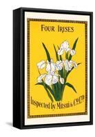 Four Irises-null-Framed Stretched Canvas