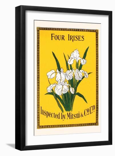 Four Irises-null-Framed Art Print