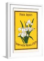 Four Irises-null-Framed Art Print