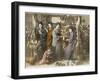 Four Japanese Women Amid Bamboo with a Young Child-null-Framed Photographic Print