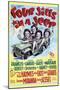 Four Jills in a Jeep - Movie Poster Reproduction-null-Mounted Photo