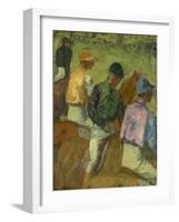 Four Jockeys, 1889-Edgar Degas-Framed Giclee Print