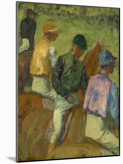 Four Jockeys, 1889-Edgar Degas-Mounted Giclee Print