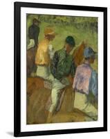 Four Jockeys, 1889-Edgar Degas-Framed Giclee Print