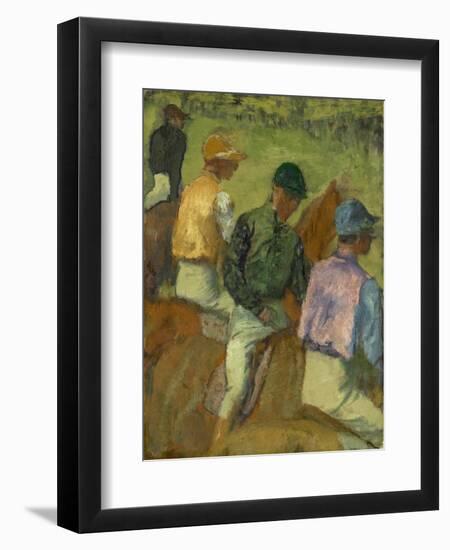 Four Jockeys, 1889-Edgar Degas-Framed Premium Giclee Print