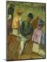 Four Jockeys, 1889-Edgar Degas-Mounted Premium Giclee Print