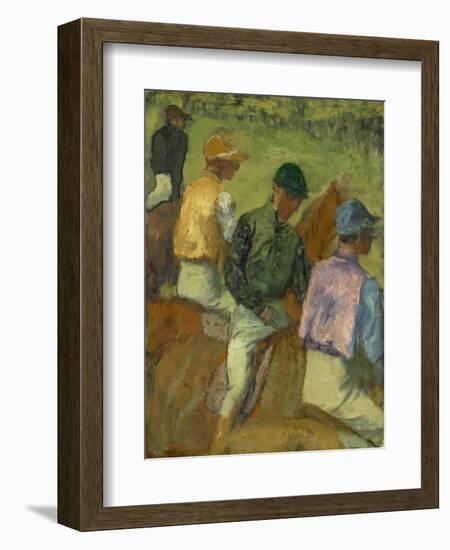 Four Jockeys, 1889-Edgar Degas-Framed Giclee Print