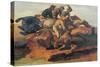 Four Jockeys Galloping-Théodore Géricault-Stretched Canvas