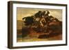 Four Jockeys Galloping-Théodore Géricault-Framed Giclee Print