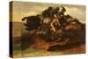 Four Jockeys Galloping-Théodore Géricault-Stretched Canvas