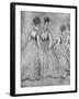 Four Ladies, 19th Century-Constantin Guys-Framed Giclee Print