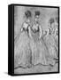 Four Ladies, 19th Century-Constantin Guys-Framed Stretched Canvas